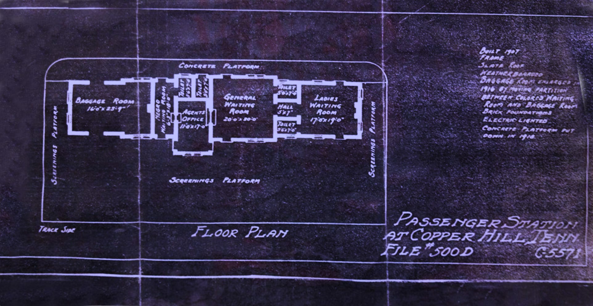 Blueprints of the Copperhill Depot