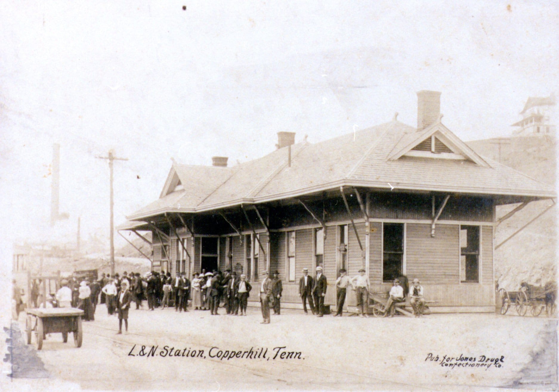 Copperhill Depot - built c. 1906-1907 by the L&N Railroad
